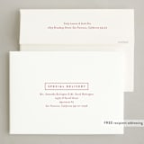 "Ellipse" - Holiday Cards in Holly Berry by Jessica Williams - FREE Recipient Addressing