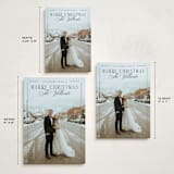 "Marry Christmas" - Holiday Cards in Mistletoe by Keen Peachy - Formats Available