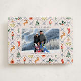 "Festive icons" - Holiday Cards in Blue Spruce by Sarah Knight - Front