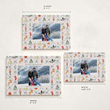 "Festive icons" - Holiday Cards in Blue Spruce by Sarah Knight - Formats Available