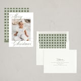 "Merry Script" - Holiday Cards in Sage by Nicole Walsh - Assembled