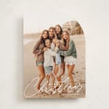 "Fresh Greeting" - Holiday Cards in Snowfall by Charter Oaks Creative - Front