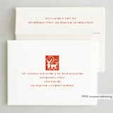 "Linocut Woodland" - Holiday Cards in Apple by Teju Reval - FREE Recipient Addressing