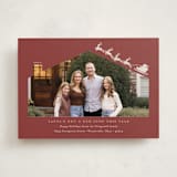 "New Stop" - Holiday Cards in Cinnamon by Heather Schertzer - Front