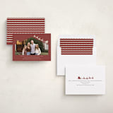 "New Stop" - Holiday Cards in Cinnamon by Heather Schertzer - Assembled
