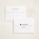 "New Stop" - Holiday Cards in Cinnamon by Heather Schertzer - FREE Recipient Addressing