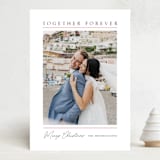 "Together Forever" - Holiday Cards in Cranberry by Chris Griffith - Front