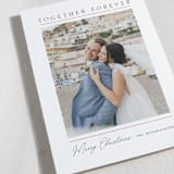 "Together Forever" - Holiday Cards in Cranberry by Chris Griffith - Detail