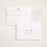 "Here Comes Santa Paws" - Holiday Cards in Candied Apple by Everett Paper Goods - FREE Recipient Addressing