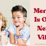 "Merry Vibe" - Holiday Cards in Berry by GeekInk Design - Detail