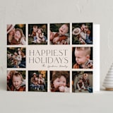 "all the happy" - Holiday Cards in Marshmallow by Betsy Siber - Folded Card