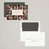 "all the happy" - Holiday Cards in Marshmallow by Betsy Siber - Assembled