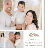 "Merry Motif" - Holiday Cards in Golden by Amy Kross - Detail