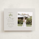 "little pines" - Holiday Cards in Slate by Everett Paper Goods - Front