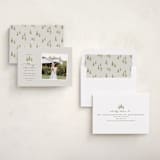"little pines" - Holiday Cards in Slate by Everett Paper Goods - Assembled