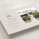 "little pines" - Holiday Cards in Slate by Everett Paper Goods - Detail