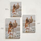 "Merry and Bright!" - Holiday Cards in Winter Garden by Wildfield Paper Co - Formats Available