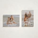 "Merry and Bright!" - Holiday Cards in Winter Garden by Wildfield Paper Co - Photo Orientation Options