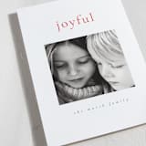 "Six" - Holiday Cards in Holly Berry by Up Up Creative - Detail