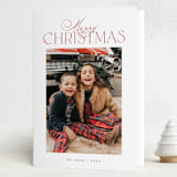 "graceful" - Holiday Cards in Cardinal by Carolyn Nicks - Folded Card
