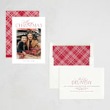 "graceful" - Holiday Cards in Cardinal by Carolyn Nicks - Assembled