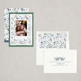 "Wonderland Floral" - Holiday Cards in Pine by Kelly Ventura - Assembled