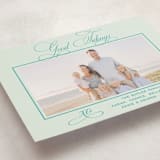 "Julep" - Holiday Cards in Mint by Megan Davis - Detail