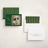 "Squiggle and Stars" - Holiday Cards in Forest by Lauren Jopling - Assembled