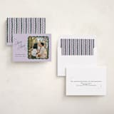 "Squiggle and Stars" - Holiday Cards in Sugar Plum by Lauren Jopling - Assembled