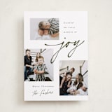 "Little Moments of Joy" - Holiday Cards in Snow by Robert and Stella - Front