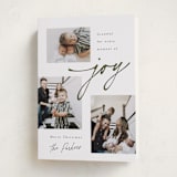 "Little Moments of Joy" - Holiday Cards in Snow by Robert and Stella - Folded Card