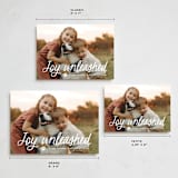 "Unleashed" - Holiday Cards in Snow by Annie Holmquist - Formats Available