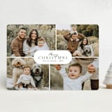 "Classic Four" - Holiday Cards in Fir by Brianne Larsen - Front