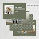 "Classic Four" - Holiday Cards in Fir by Brianne Larsen - Back of Card Options