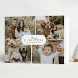 "Classic Four" - Holiday Cards in Fir by Brianne Larsen - Folded Card