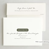 "Classic Four" - Holiday Cards in Fir by Brianne Larsen - FREE Recipient Addressing