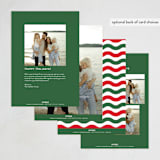 "Wavy Gallery" - Holiday Cards in Christmas Cheer by Brittany Braithwaite - Back of Card Options
