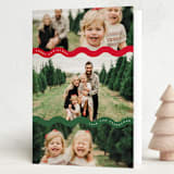"Wavy Gallery" - Holiday Cards in Christmas Cheer by Brittany Braithwaite - Folded Card