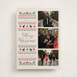 "holiday embroidery" - Holiday Cards in Buttercream by Vivian Yiwing - Front