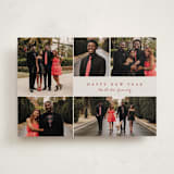 "Simple Five" - Holiday Cards in Poinsettia by Brianne Larsen - Front