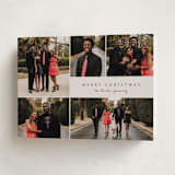 "Simple Five" - Holiday Cards in Poinsettia by Brianne Larsen - Folded Card