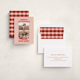 "Bold Stack" - Holiday Cards in Candy Cane by Lisa McLean - Assembled