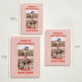 "Bold Stack" - Holiday Cards in Candy Cane by Lisa McLean - Formats Available