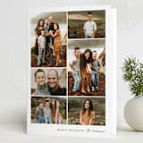 "six pix" - Holiday Cards in Snow by Carolyn Nicks - Folded Card