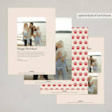 "Wuff" - Holiday Cards in Holly by Anne Ciotola - Back of Card Options
