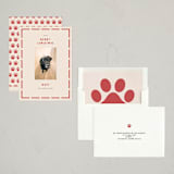 "Wuff" - Holiday Cards in Holly by Anne Ciotola - Assembled