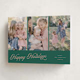 "jagged edge" - Holiday Cards in Wreath by Cass Loh - Folded Card