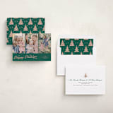 "jagged edge" - Holiday Cards in Wreath by Cass Loh - Assembled