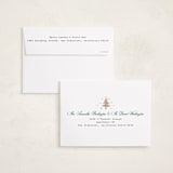 "jagged edge" - Holiday Cards in Wreath by Cass Loh - FREE Recipient Addressing