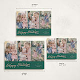 "jagged edge" - Holiday Cards in Wreath by Cass Loh - Formats Available